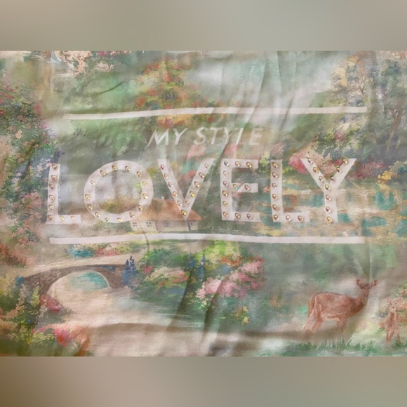 Mayoral top with chiffon like print in front size 18 girls- Made in Turkey - Picture 3 of 4